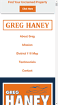 Mobile Screenshot of greghaney.com